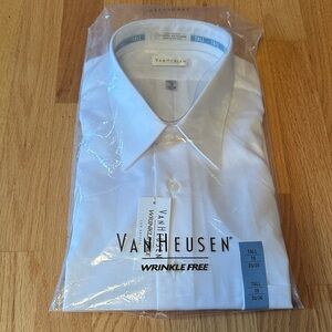 Big & Tall Van Heusen Classic White Dress Shirt